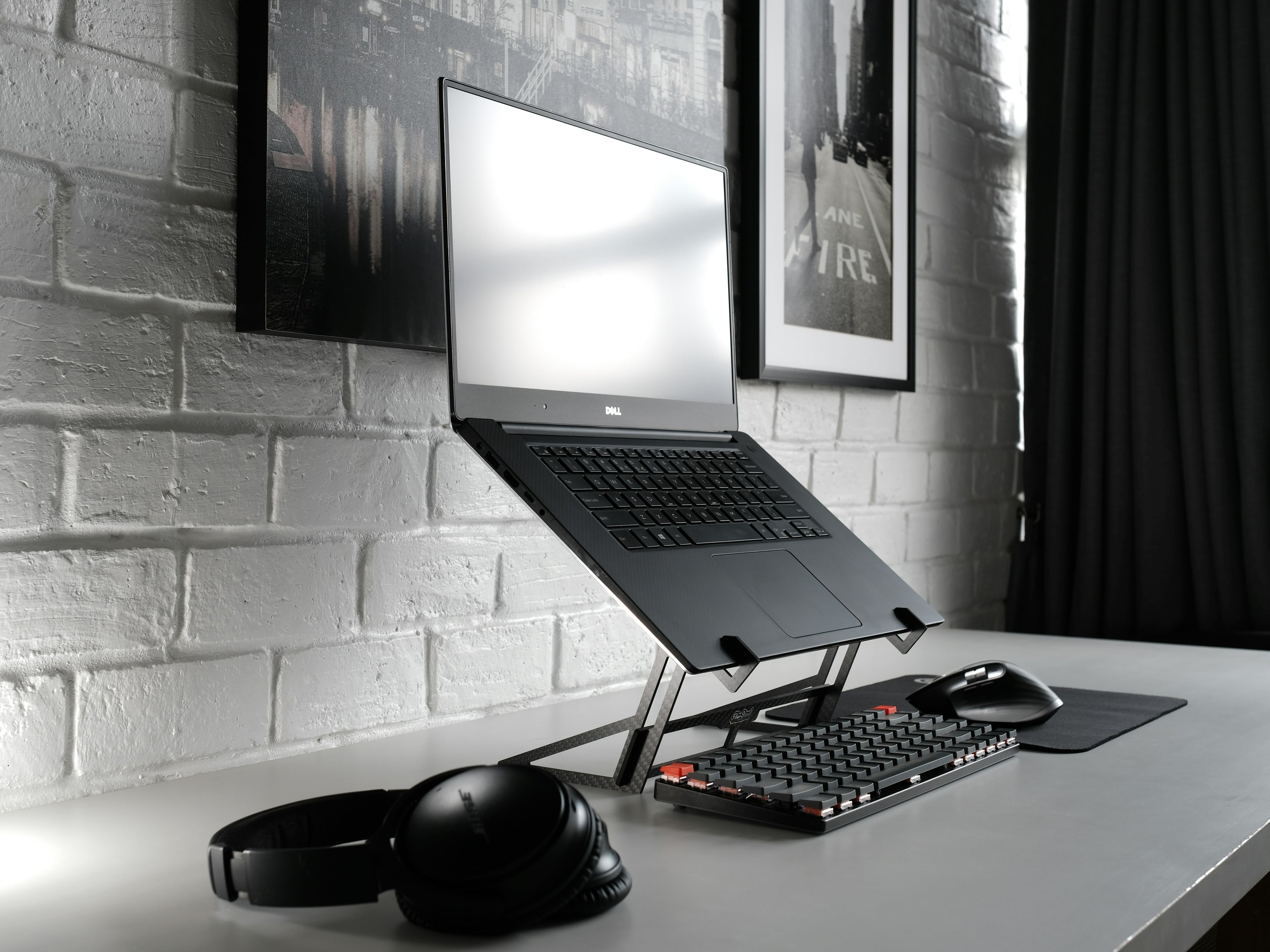 Ergonomic Metal Laptop Stand – Adjustable & Foldable Notebook Riser